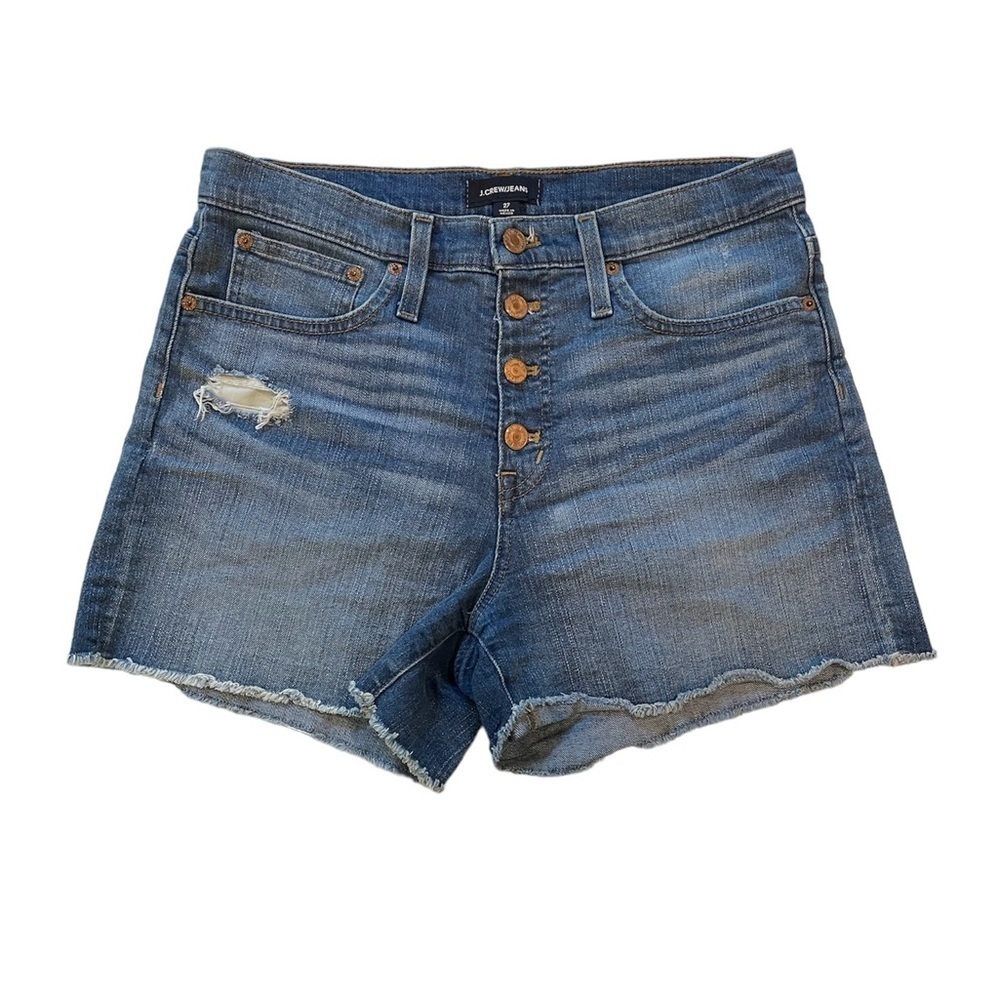 J. Crew High Rise Button Front JeanShort